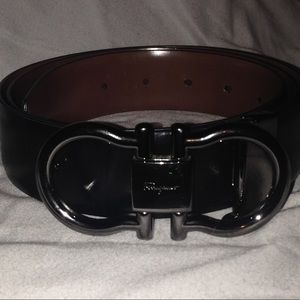 Ferragamo black men's belt